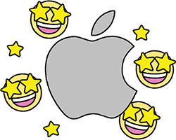 Apple Customer Service Logo