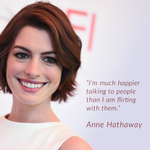 Anne Hathaway Customer Service Quote