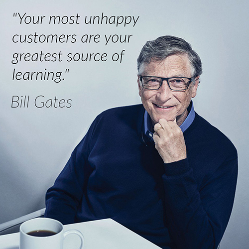 Bill Gates Customer Service Quote