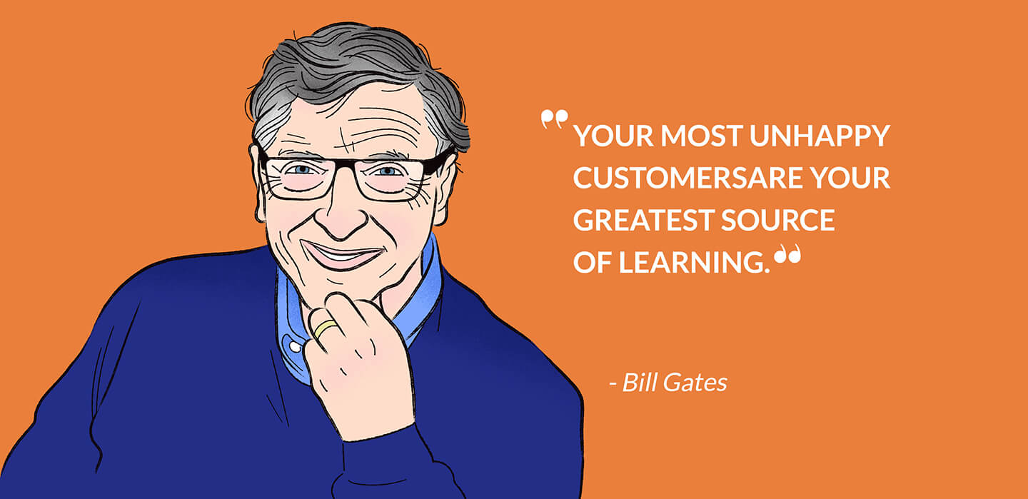 Bill Gates Customer Service Quote