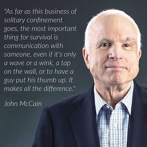 John McCain Communication Quote