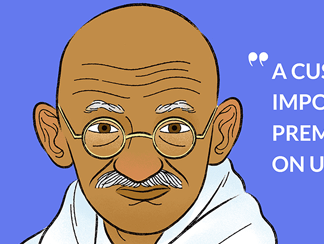 Gandhi Customer Service Quotes