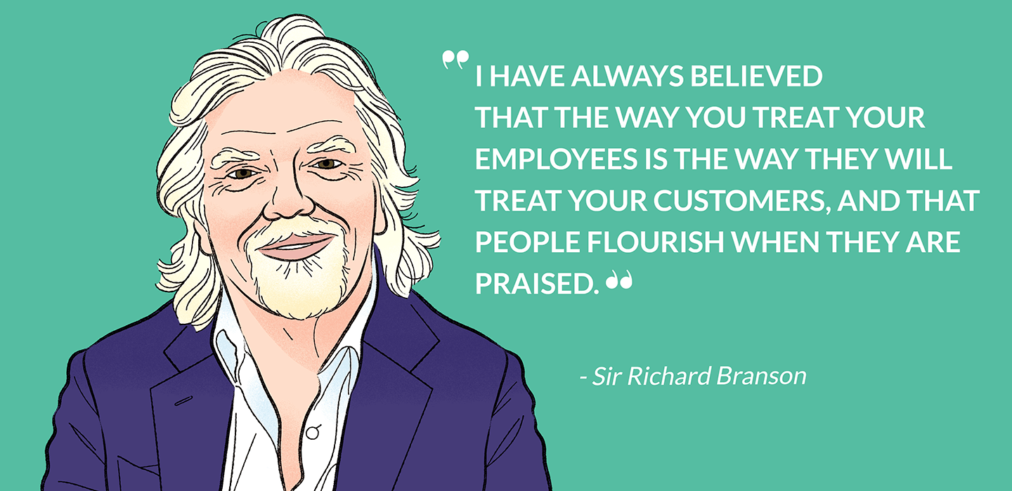 Richard Branson Customer Service Quote